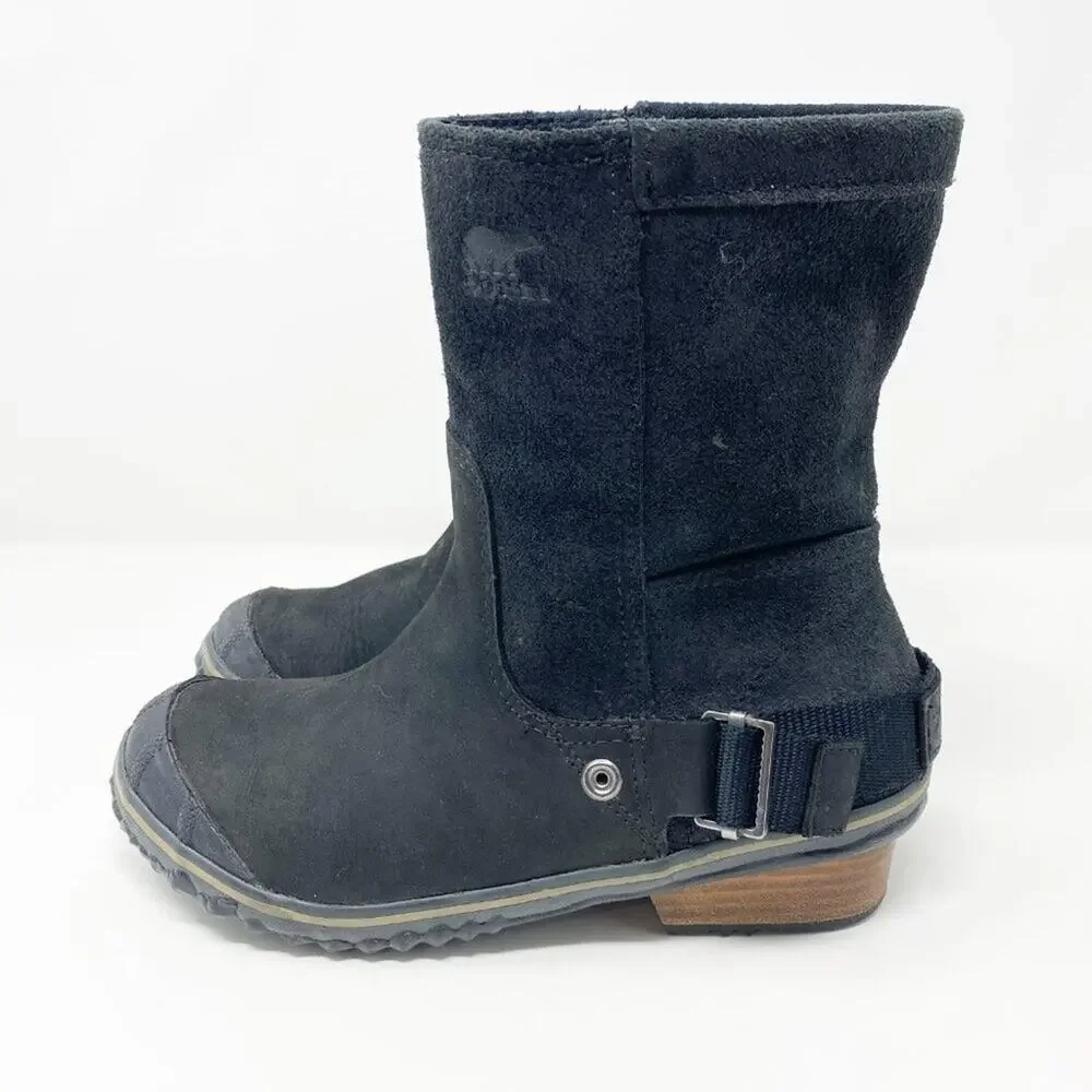 Sorel black leather